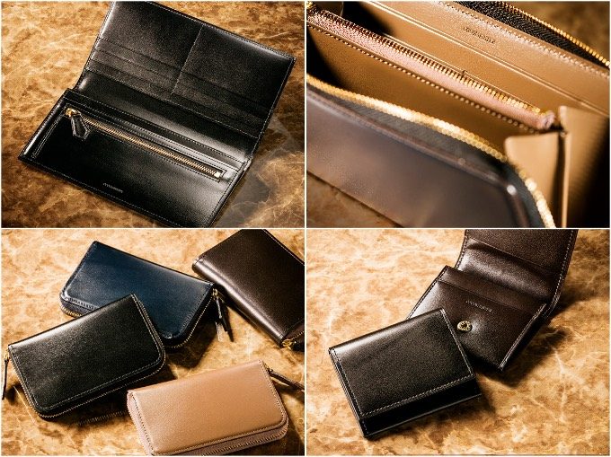 クリスペルカーフの各種類の財布の写真