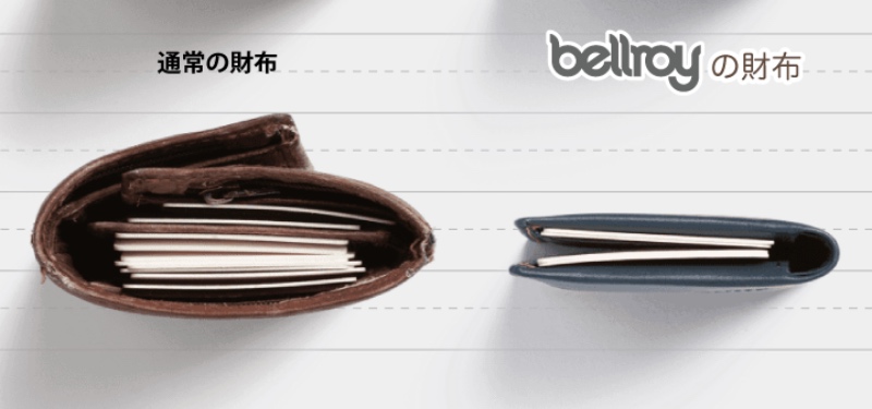 キャッシュレスに最適なベルロイと他ブランドの財布との比較