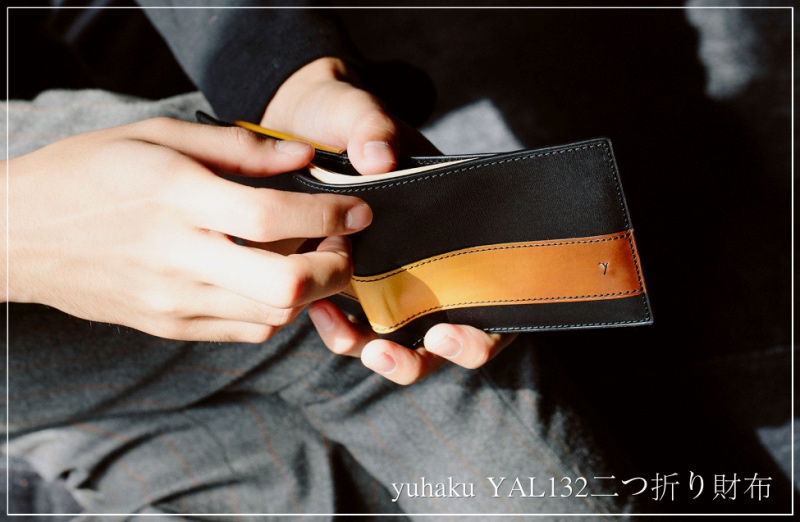 yuhaku・YAL132二つ折り財布