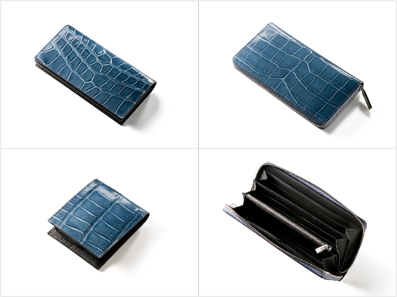 ココマイスター・クロコダイルシリーズの各種財布