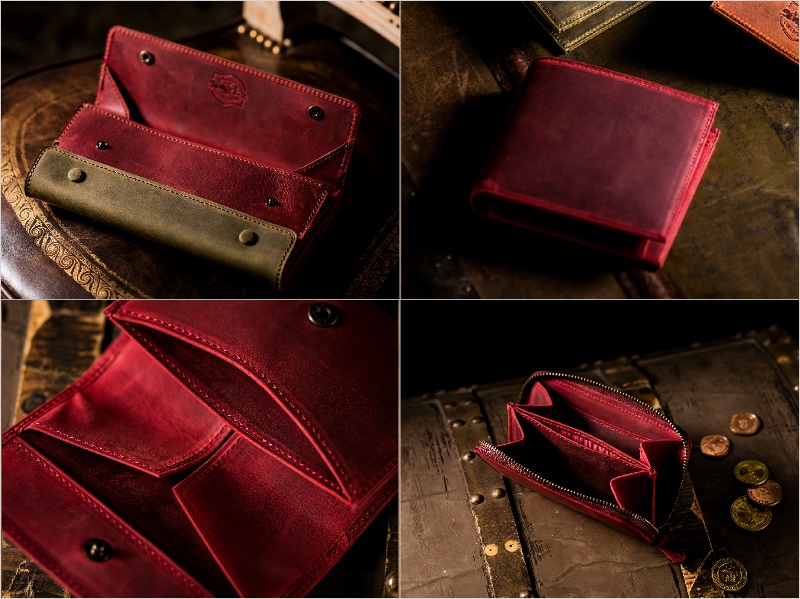 ナポレオンカーフシリーズの各種財布
