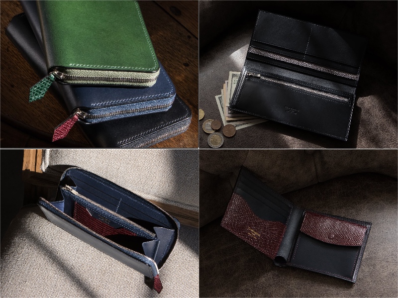 クレバレスコ・ブリランテ×リザードシリーズの各種財布