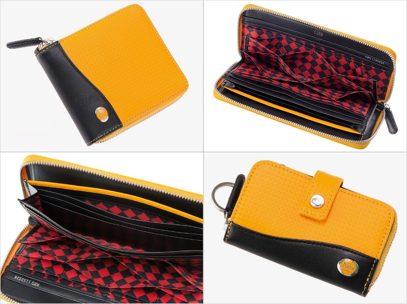 ファルベハイブリッドレザーシリーズの財布各種