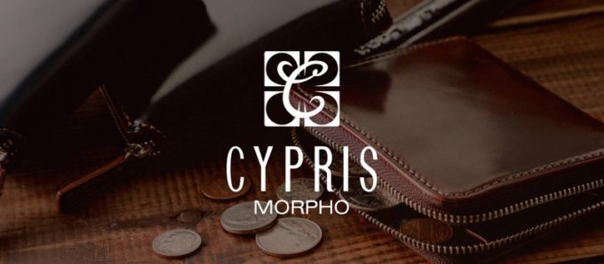 CYPRISのロゴとコンパクトウォレット