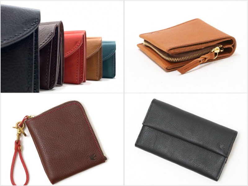 ミネルバボックスシリーズの二つ折り財布とコンパクトウォレットとL字ファスナーミニウォレット