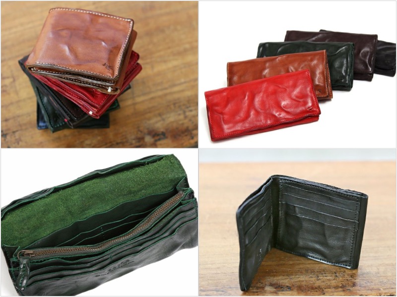 ハンドウォッシュレザーシリーズの二つ折り財布と長財布