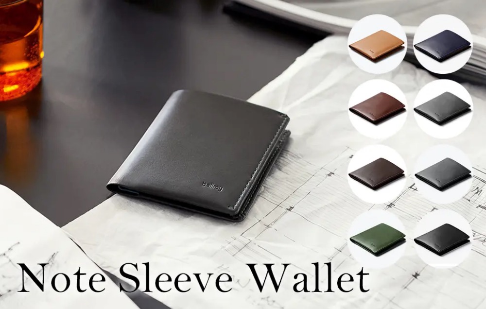 ベルロイの財布ノートスリーブウォレット（Note Sleeve Wallet）紹介