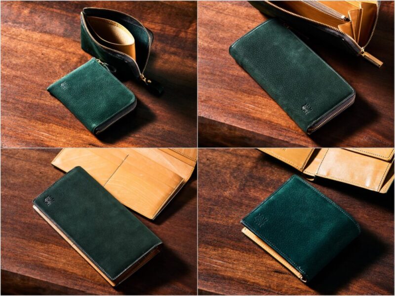 COCOMEISTER（ココマイスター）・グッドオールドコレクションの各種グリーンの財布
