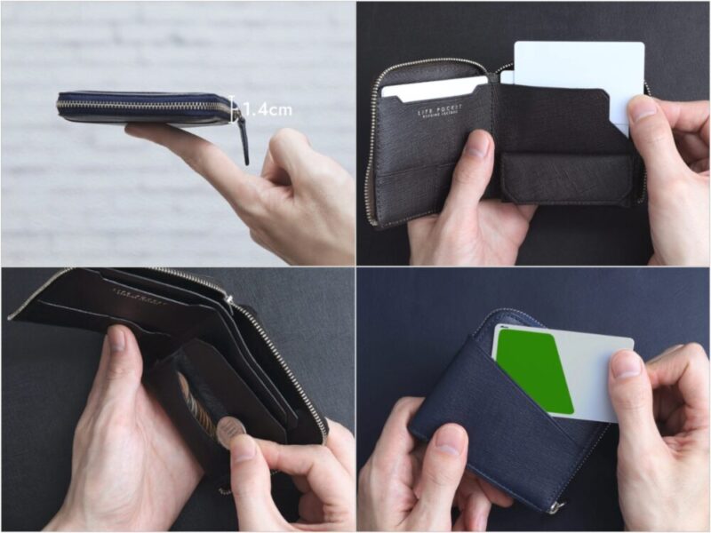 Smart Wallet2 Saffiano（スマートウォレット2サフィアーノ）の各部