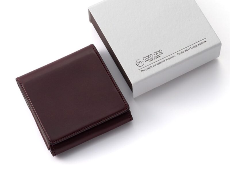 コムォノ・スリムコンパクト二つ折り財布SLIM005（1.5cm）