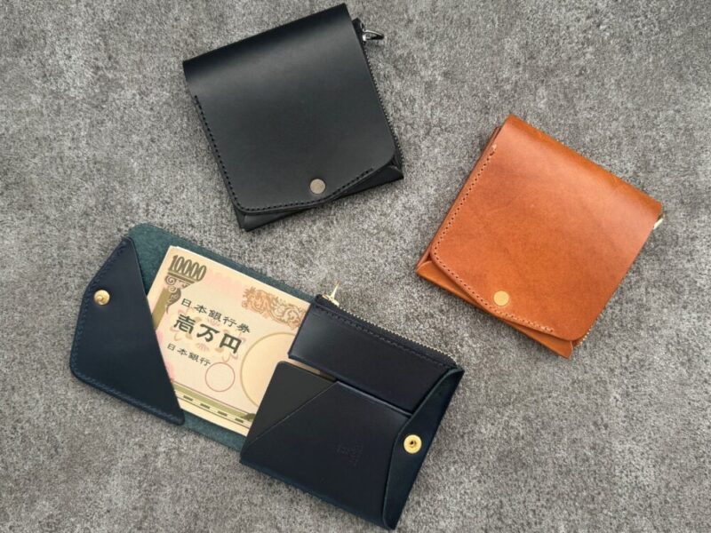小さく薄い財布SAKUシリーズ（モク）