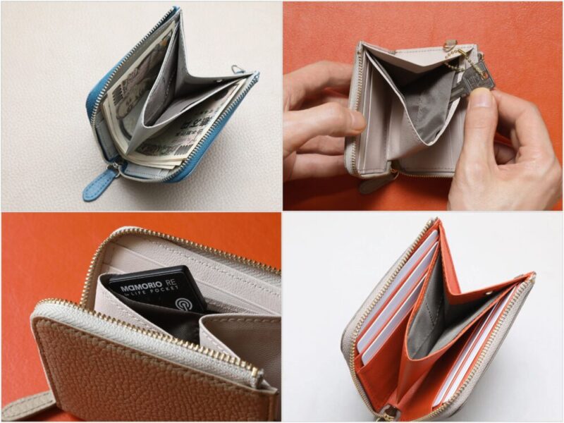 Mini Wallet L shrink（ミニウォレット・エル・シュリンク）の収納