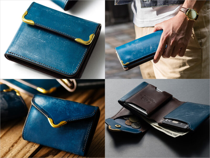 Crampロイヤルブルーシリーズの各種財布