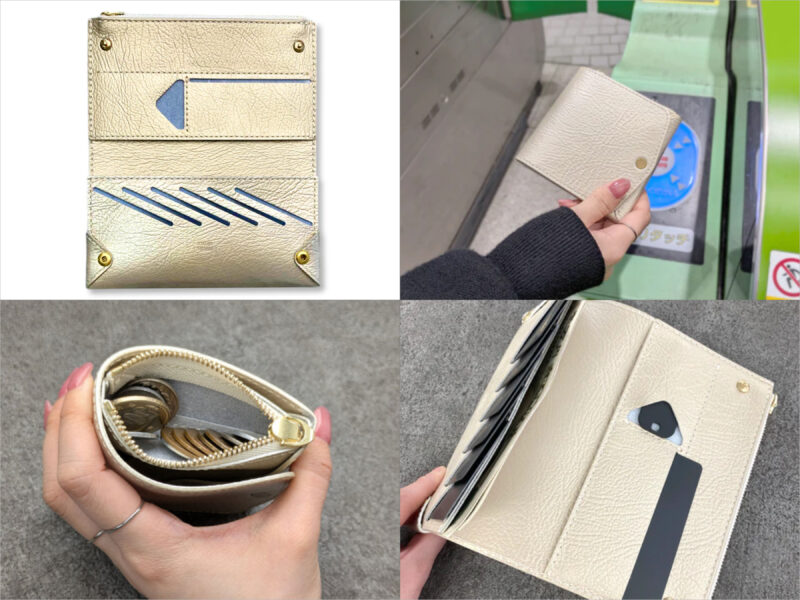 ATELIER moku・小さく薄い財布メタリック各種財布