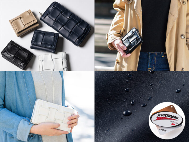 CARRYNESTの「折るレザー」シリーズの各種財布