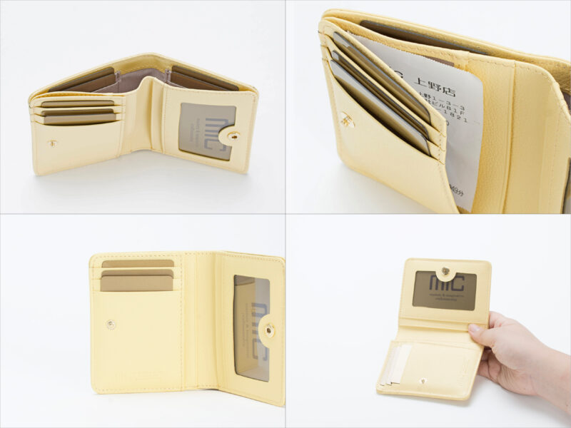 パーム二つ折りミニ財布(オンライン限定)の各部