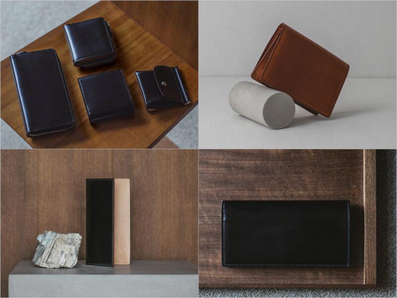 3種のコードバンシリーズの各種革財布（GANZO）