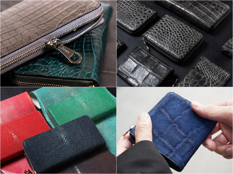 CIMABUE(チマブエ)のエキゾチックレザー革財布各種