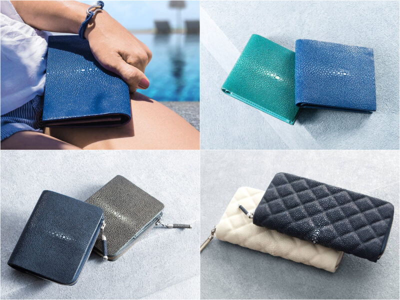 Atelier AKNAS(アトリエアクナス)のエキゾチックレザー革財布各種