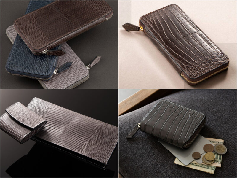 Crevaleathco(クレバレスコ)のエキゾチックレザー革財布各種