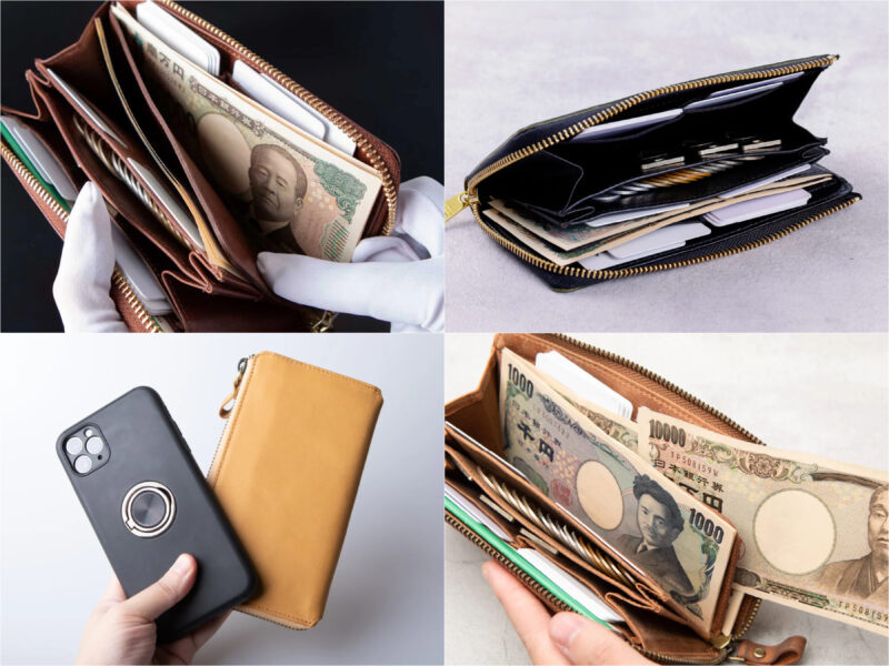 小さい長財布TIDY2.0 L字ファスナー長財布（Hallelujah・JAPAN FACTORY）各種