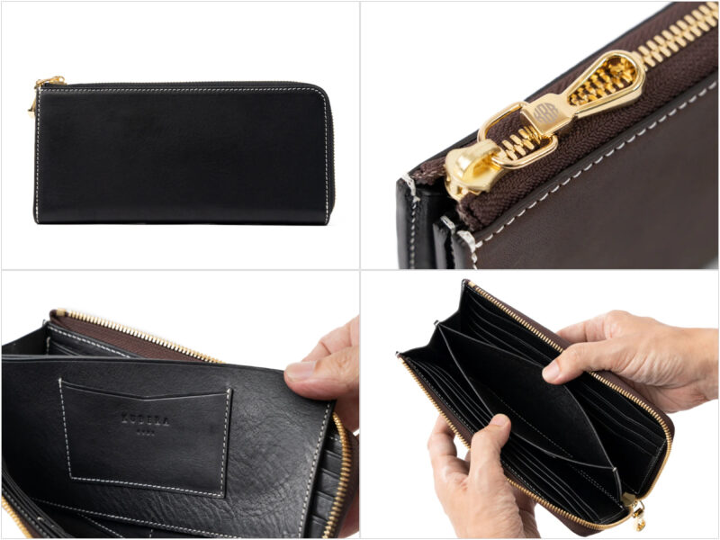 Lファスナー長財布【栃木レザー】（KUBERA9981）各種