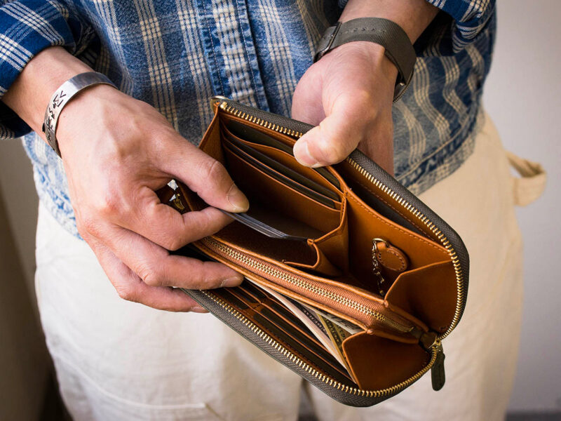 L字ファスナー長財布・ヒップポケットL字ファスナー長財布（ミック）