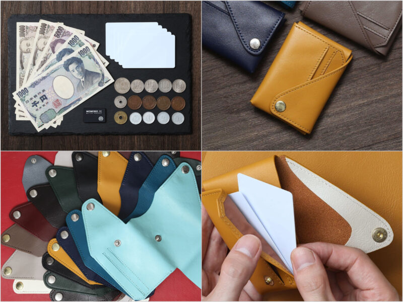 ライフポケットストア・Origami+（オリガミ・プラス）のyellowの財布各部