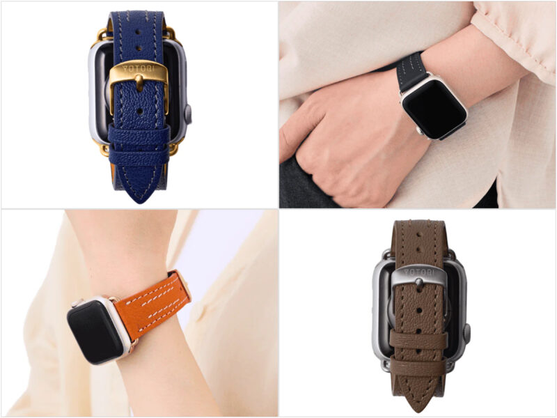 AppleWatch・シェーブルレザーバンドの各部