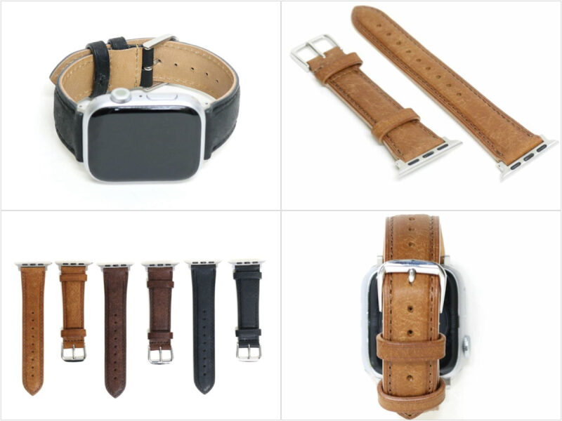 プエブロレザーApple Watchバンドの各部