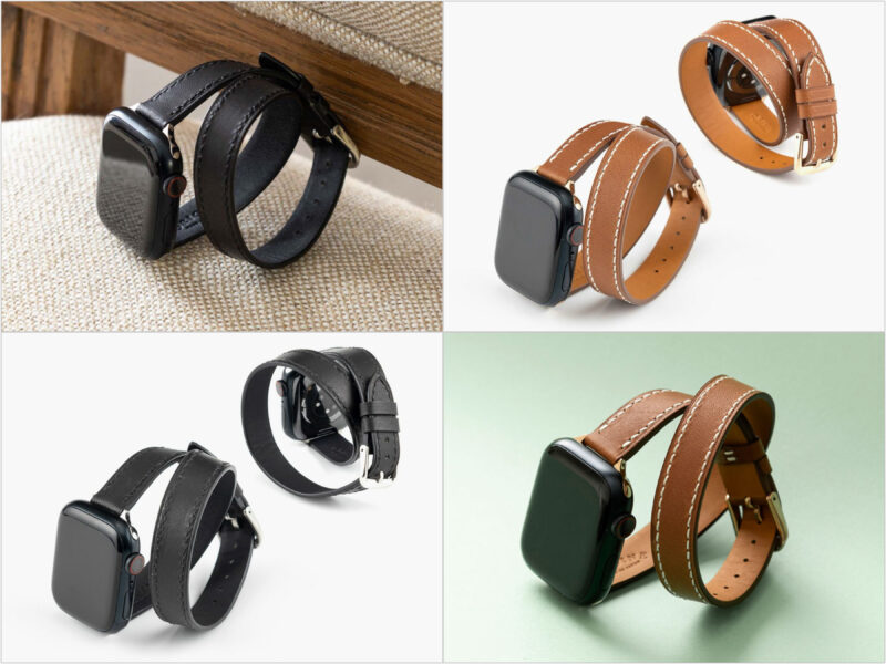 ノヴォナッパ アップルウォッチバンド（Double Strap）の各部