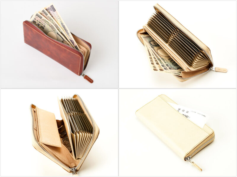 ラウンドマルチウォレットの各部