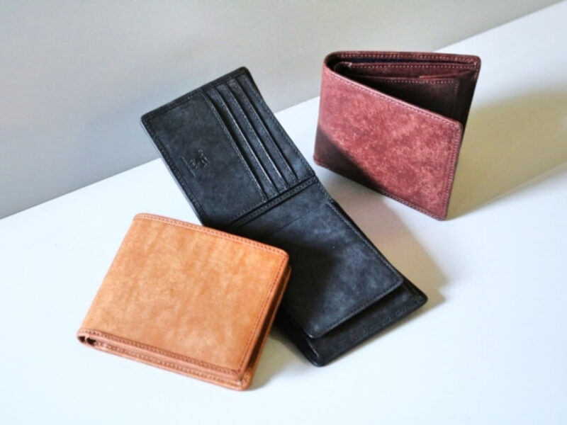プエブロレザー二つ折り財布／ゴーストレザー二つ折り財布・ソット