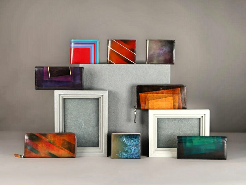 1点染めシリーズの財布