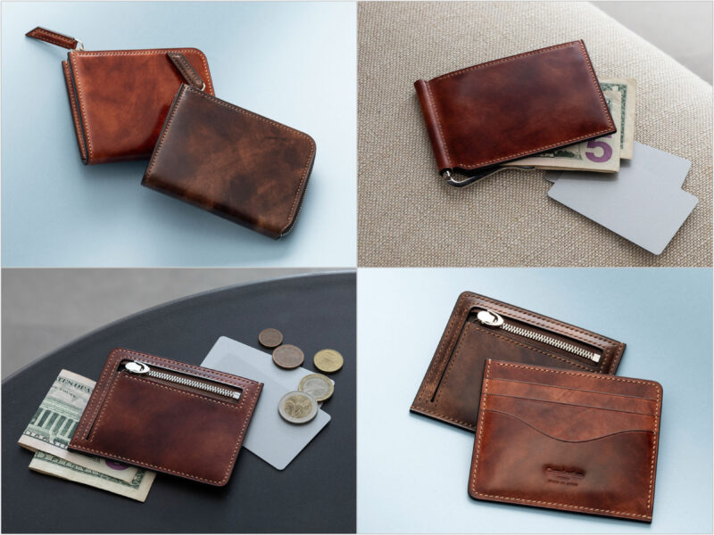 Crevaleathco（クレバレスコ）・ミュージアムコードバンシリーズの各種革財布