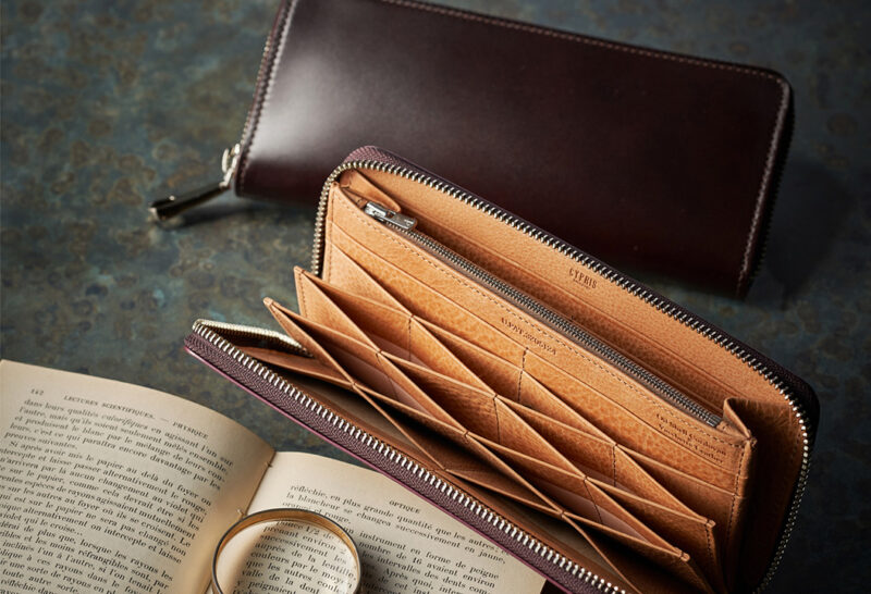 CYPRIS（キプリス）・オイルシェルコードバン＆ヴァケッタレザーシリーズの革財布