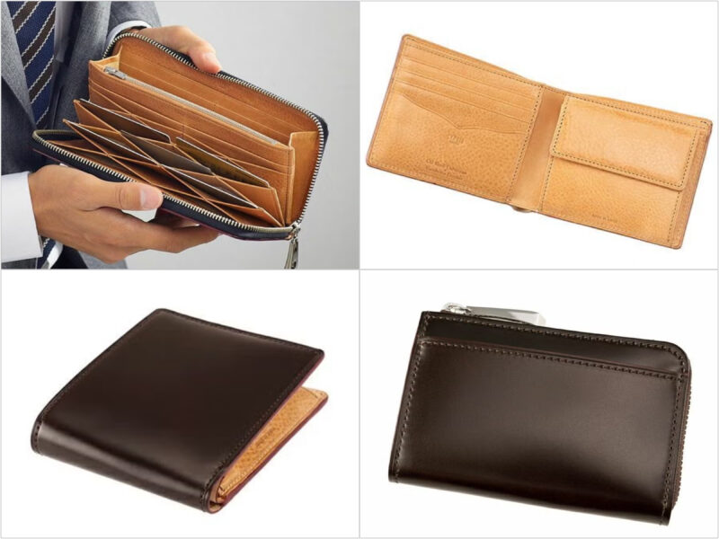 CYPRIS（キプリス）・オイルシェルコードバン＆ヴァケッタレザーシリーズの各種革財布