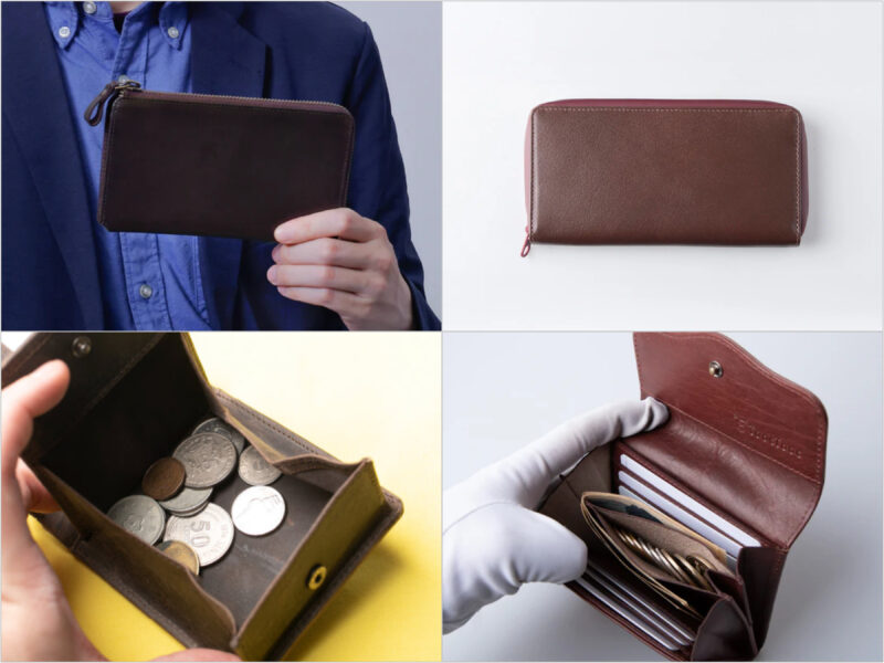 Hallelujah（ハレルヤ）のブラウン系の各種革財布