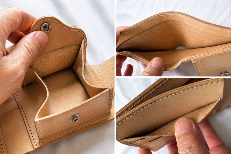 裏地なしの本革1枚仕立てが良い