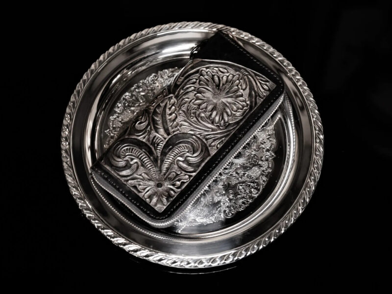 ROUND LONG WALLET “Crest” The Ore純銀